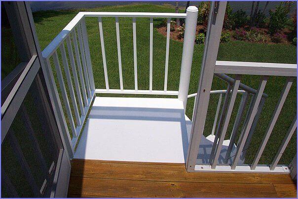 Handrail on Sanibel painted with Devflex