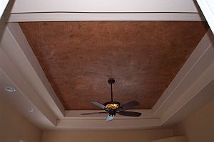faux ceiling after