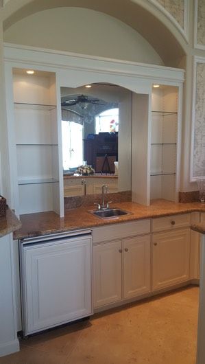painted white cabinets 